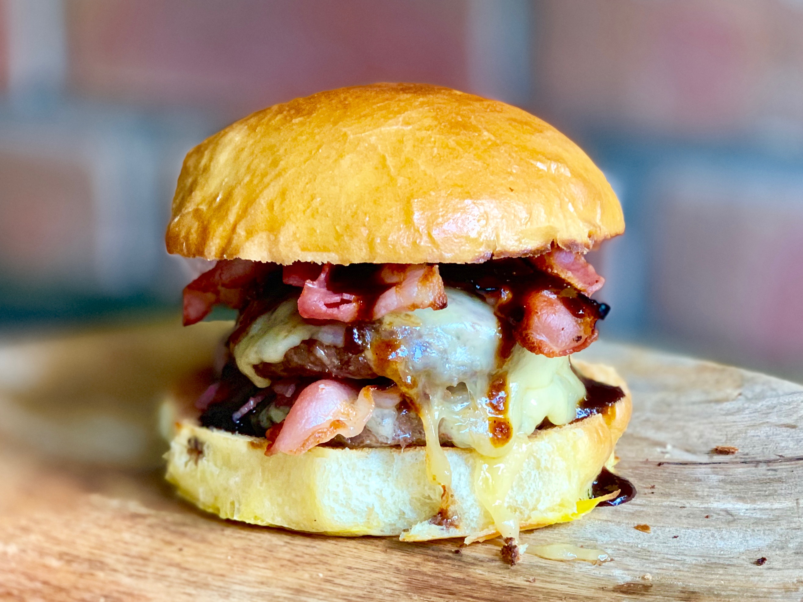 Rezept Triple Double Burger vom Meateor Helios