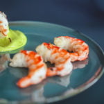 Garnelen mit Wasabi Mayonnaise