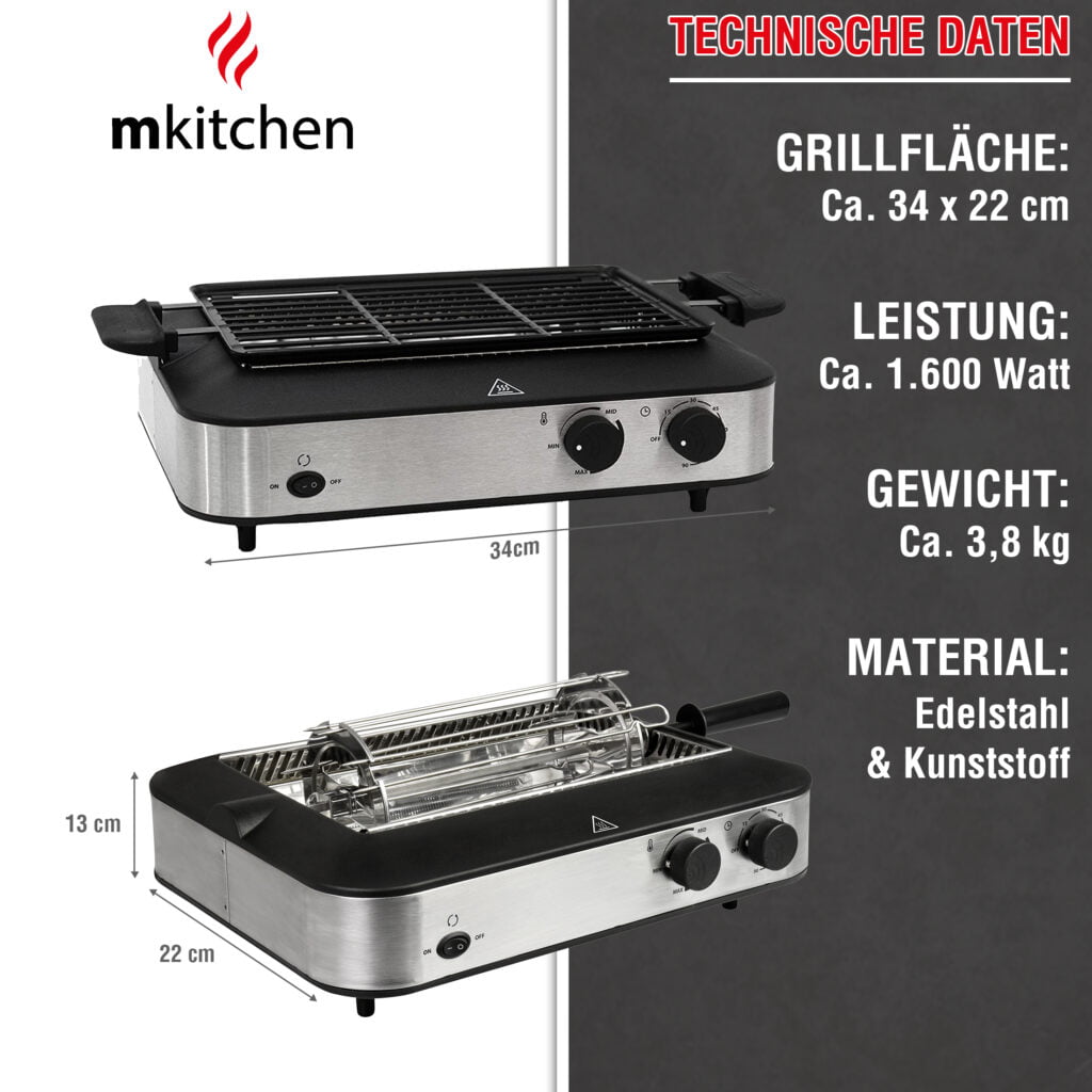 Meateor Multi Infrarot Tischgrill