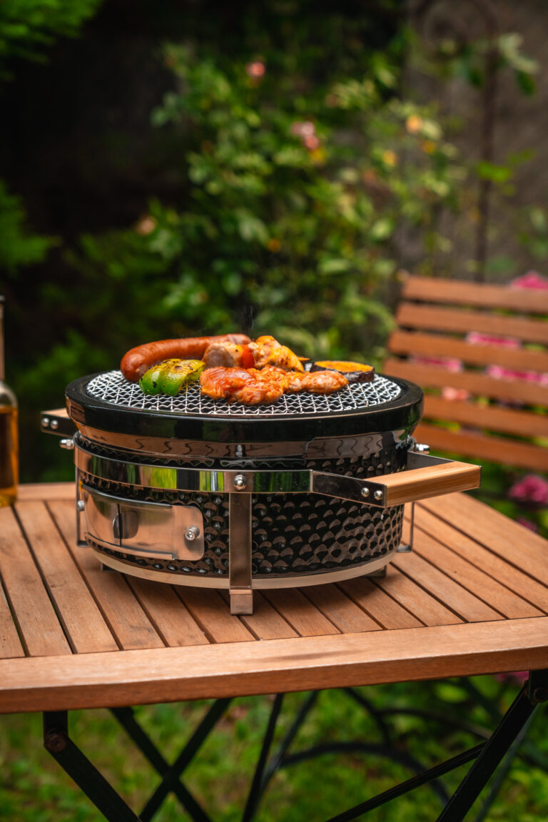 Shichirin Keramikgrill im Einsatz