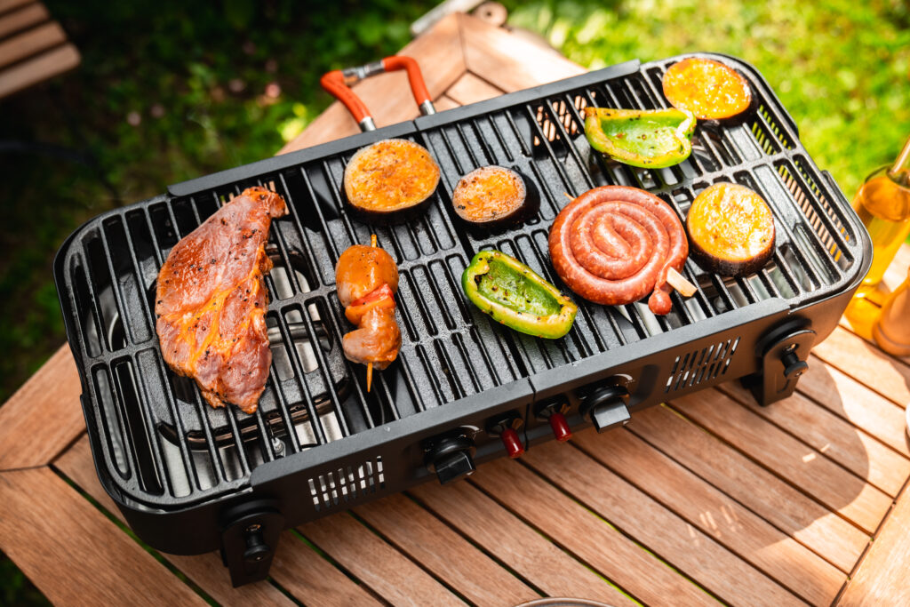 Faltbarer Gasgrill von Meateor - Grillfläche