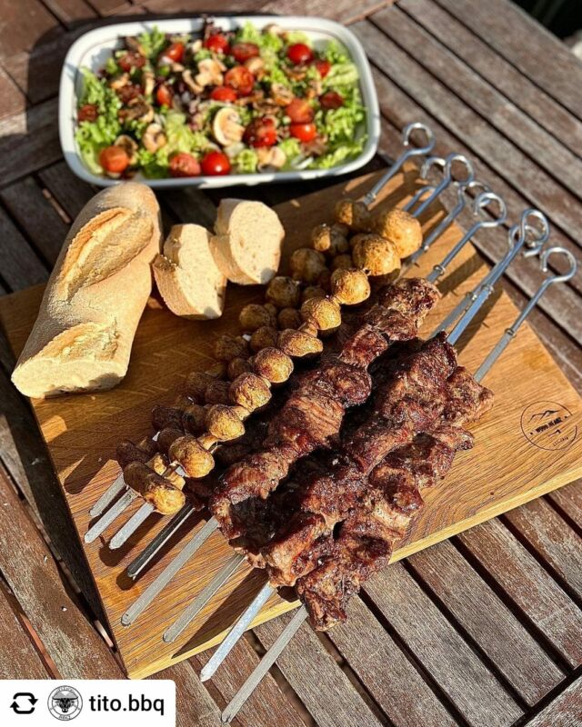 #repost @tito.bbq zaubert mit unserem Meateor Mangal Grill nicht nur geile Fleisch Spieße sondern auch geile Pilz Spieße! Ein absolutes allround Produkt.

Link zum Produkt findet Ihr im Bild.

#meateor #spieße #mangalgrill #grillen #gönndir